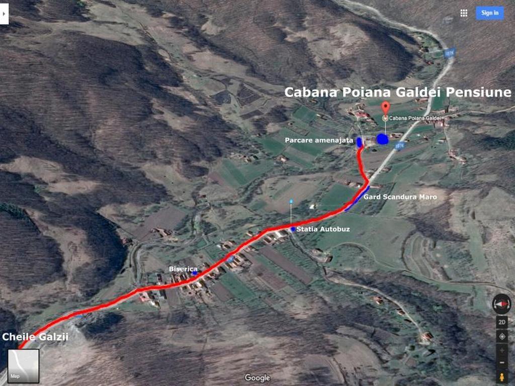 Cabana Poiana Galdei Eksteriør bilde